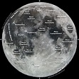 Mapa Lunar | Astronomía, Mapa de la tierra, Mapas