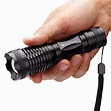 OxyLED Handheld Zoomable 5000 Lumen Bright LED Flashlight Torch ...