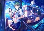Subway Girls Anime 4k, HD Anime, 4k Wallpapers, Images, Backgrounds ...