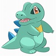 Shiny Totodile for HunterCole by FrigidWings on DeviantArt