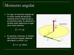 PPT - Física del movimiento: Momento angular PowerPoint Presentation ...