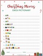 Free Printable Christmas Movies Emoji Pictionary