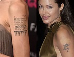 Angelina Jolie's tattoos and the sweet meanings behind them | HELLO!