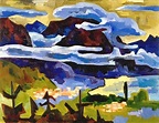 Karl Schmidt-Rottluff (1884-1976, Germany) | Lago di Garda, 1927 ...
