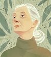 Jane Goodall Portrait | Illustration art, Portrait art, Illustration design
