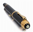 MONTBLANC | A LIMITED EDITION GOLD PLATED AND BLACK RESIN FOUNTAIN PEN ...