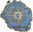 plano de la ciudad de tenochtitlán, sobre el lago texcoco | Ancient ...