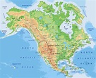 Map of North America