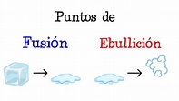 🌡 Puntos de Fusión y Ebullición 🔥 ¿Qué son? EJEMPLOS [Fácil y Rápido ...