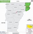 Essex County Map, Vermont