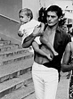 Alain Delon with his son Anthony 1965 | Alain delon, Hollywood men ...