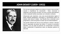 O Que John Dewey Defendia Na Educação