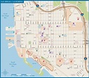 San Diego Downtown Map | Digital Vector | Creative Force