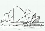 Sydney Opera House 6 Coloring Page - Free Printable Coloring Pages for Kids