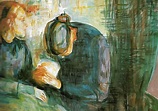 Todos contra el Arte: LA NIÑA ENFERMA -detalles de Munch