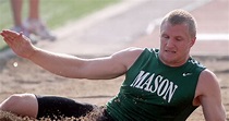 Josh Dooley | Josh Dooley of Mason competes in the long jump… | Flickr