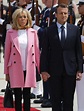 Emmanuel and Brigitte Macron arrive in Washington for Trump's first ...