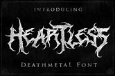 Heartless-Great Deathmetal Font | Stunning Blackletter Fonts ~ Creative ...