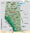 Map Of Alberta Canada With Cities And Towns – Get Map Update