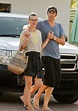 Milla Jovovich and husband Paul W. S. Anderson share a kiss in Malibu ...