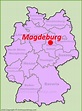 Magdeburg location on the Germany map - Ontheworldmap.com