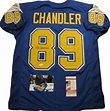 Amazon.com: Wes Chandler Autographed Signed Chargers Jersey : Sports ...