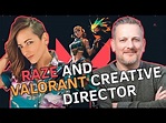 Raze and David Nottingham, Creative Director on Valorant Hang Out ...