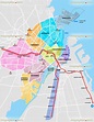 Copenhagen top tourist attractions map - Copenhagen main districts ...
