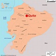 Mapa de Quito | Ecuador | Mapas Detallados de San Francisco de Quito