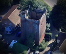 Rochford Tower, Fishtoft, Boston Lincolnshire, England UK from the air ...