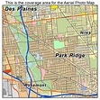 Aerial Photography Map of Park Ridge, IL Illinois