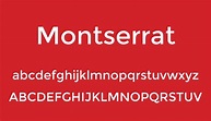 Montserrat free font