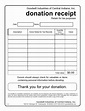 Donation Receipt Template - BestTemplatess - BestTemplatess