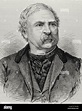 Ferenc Deak (1803-1876). Hungarian politician. Portrait. Engraving ...