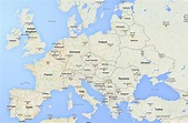 карта на европа Google Maps | Gugl Mapa
