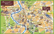 Detallado mapa de Roma - mapa de Roma (Lazio - Italia)