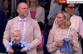 Royal fans go wild after spotting one-year-old Lucas Tindall at ...