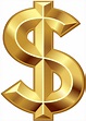 Dollar sign United States Dollar Currency symbol Dollar coin Clip art - golden dollar sign png ...