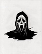 The Scorpion "Dibujo/Ilustración": Ghostface sketch from Scream