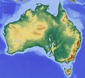 Australia Topographical Map - Geographic Media