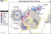 Berlin-Flughafen-Karte - Berliner Flughäfen Karte (Deutschland)