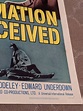 1962 Information Received Movie Original Display Movie Poster - Etsy UK