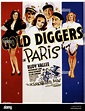GOLD DIGGERS IN PARIS, from left: Rosemary Lane, Rudy Vallee, Allen ...