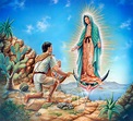 [Download 29+] Pintura Virgen De Guadalupe Y San Juan Diego