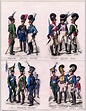 Bavarian Military uniforms in the 19th century.