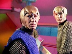 Decius (Lawrence Montaigne) and Romulan Scanner Operator (Robert ...