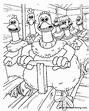 Chicken Run Coloring Pages Working - Free Printable Coloring Pages