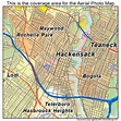 Aerial Photography Map of Hackensack, NJ New Jersey