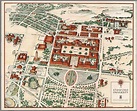 Pictorial bird's-eye-view map of Stanford University campus. Made by ...
