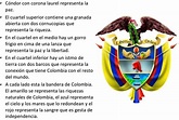 Partes del escudo de Colombia - Bandera de Colombia